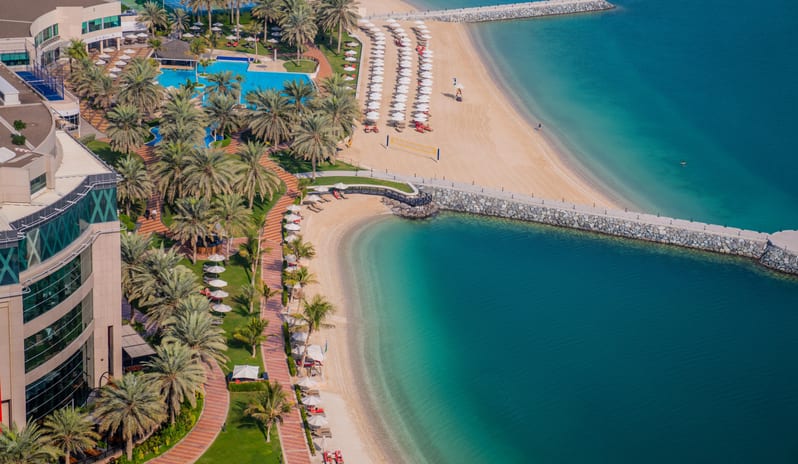 Beach Rotana - Exterior beach View